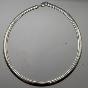 Sterling Silver Omega Necklaces